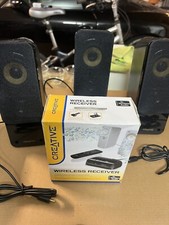 Creative Wireless Receiver (open box) And Three Creative Gigaworks T20 Series 2