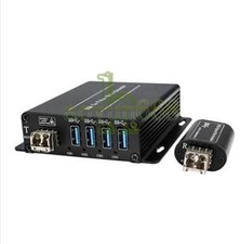 1PCS 4 Channel USB 3.0 over Fiber Optic Extender Duplex LC Port New
