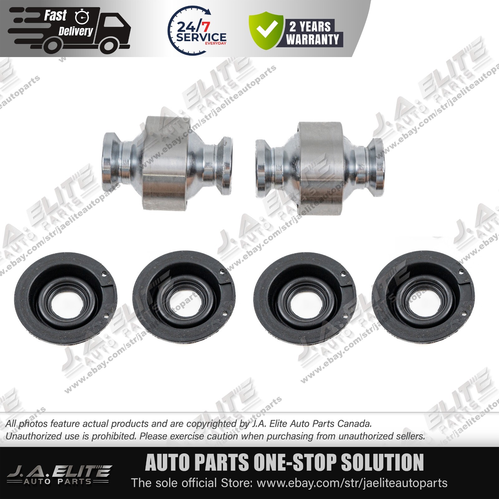 6pcs Upper Control Arm Ball Joint & Gaiters fit Ferrari 430 599 612 360, 203633