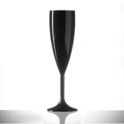 Flute Da Champagne Elite Premium In Policarbonato - Calice Infrangibile 200 Ml, Riutilizzabile, Colore Bianco Opaco - Ideale Per Feste, Eventi, Catering E Outdoor - 3