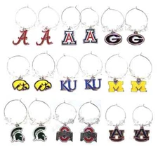 NCAA Hoop Beaded Earrings - Pick Your Team