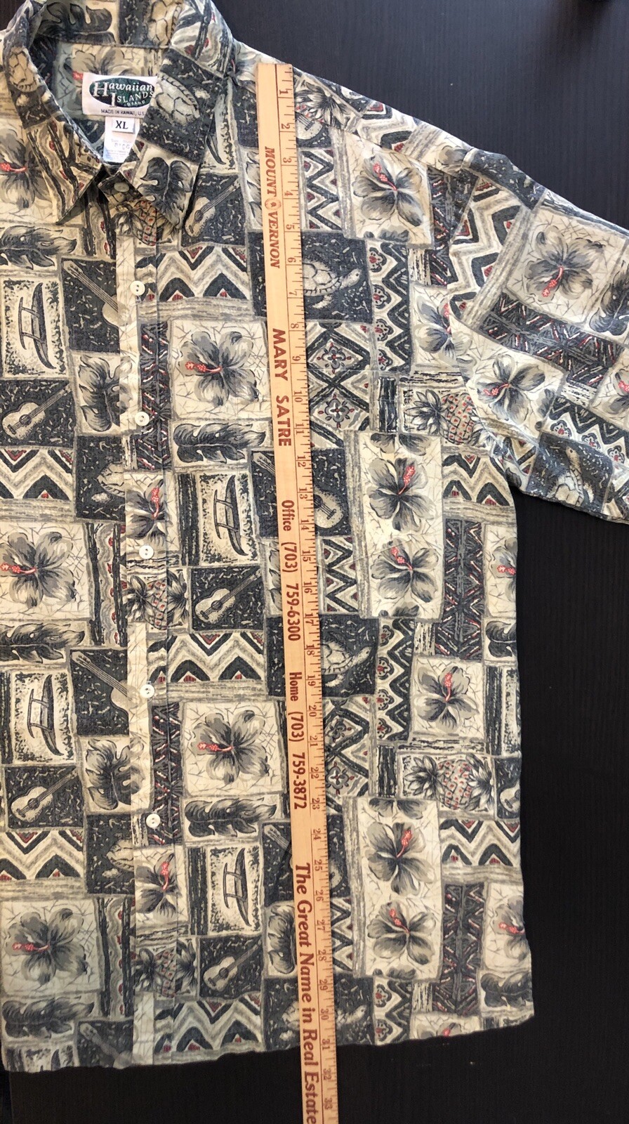 Hawaiian Islands Brand Shirt by Kalaheo Hawaiian XL Flowers Wa'a Kamaka