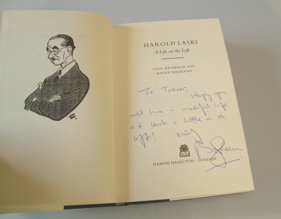 Harold Laski: A Life on the Left подпись Великобритания 1-е издание Barry Sheerman HC DJ - Изображение 2 из 4
