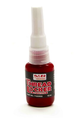 Valco Cincinnati Red High Strength Heavy Duty Loctite 10 ml Bottle Thread Locker