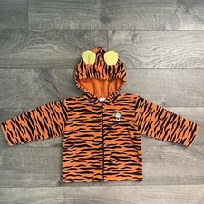 Vintage Disney Baby Tigger 24m Full Zip Fleece Hoodie READ