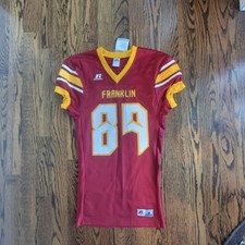 2017 #89 RUSSELL ATHLETICS ADULT BLITZ FRANKLIN FOOTBALL JERSEY MENS MEDIUM NWT