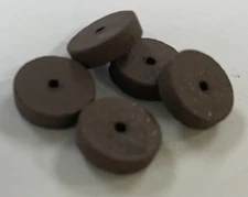 CRATEX 44F RUBBER ABRASIVE WHEEL 1/2" X 1/8"- ST 1503 FINE- PKG OF 5 PCS