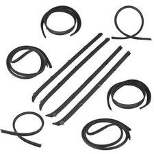 10x Door Window Weatherstrip Seal Kit for 80-93 Dodge Truck Ram charger Plymouth