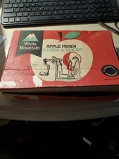 Vintage White Mountain Apple Parer Corer Slicer Peeler