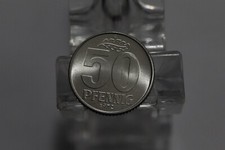 ???? ???????? Germania DDR 50 PFENNIG 1972 ALLUMINIO ALTA QUALITÀ B56 #2644