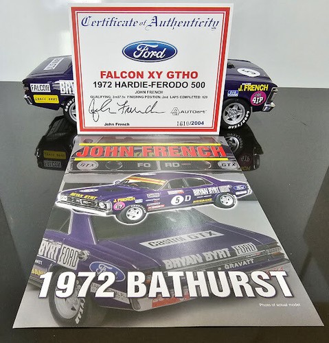 1:18 1972 FORD Falcon XY GTHO John French #5 Bathurst 2ND Place Overall - Picture 7 of 8
