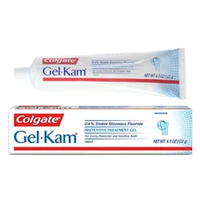 Colgate Gel-Kam Preventative Treatment Gel  0.4% Stannous Fluoride, 4.3 oz, Mint