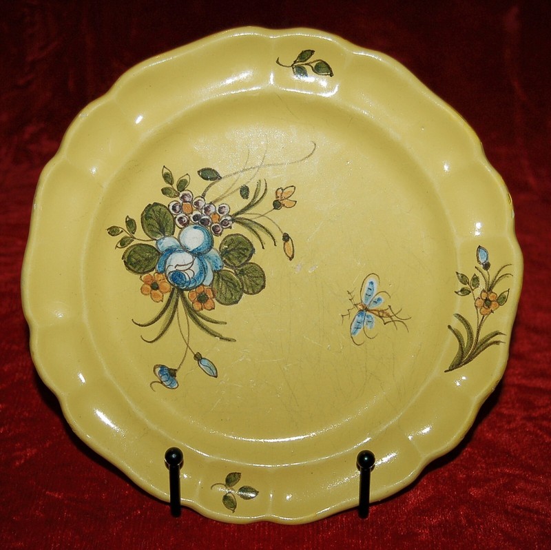 ANTIQUE Montpellier France PLATE Katharine Graham Estate Washington Post