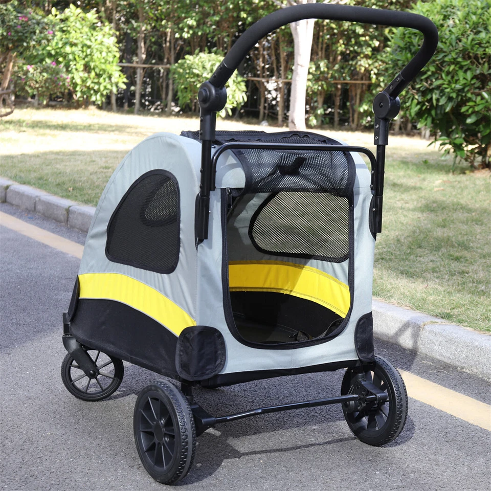 Hundebuggy Hundejogger Hundewagen Hundetrolley mit federung für klein Hunde Katz - Bild 3 von 4