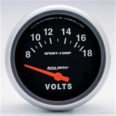AUTO METER 3592 Sport Comp Voltmeter 2.62 In.