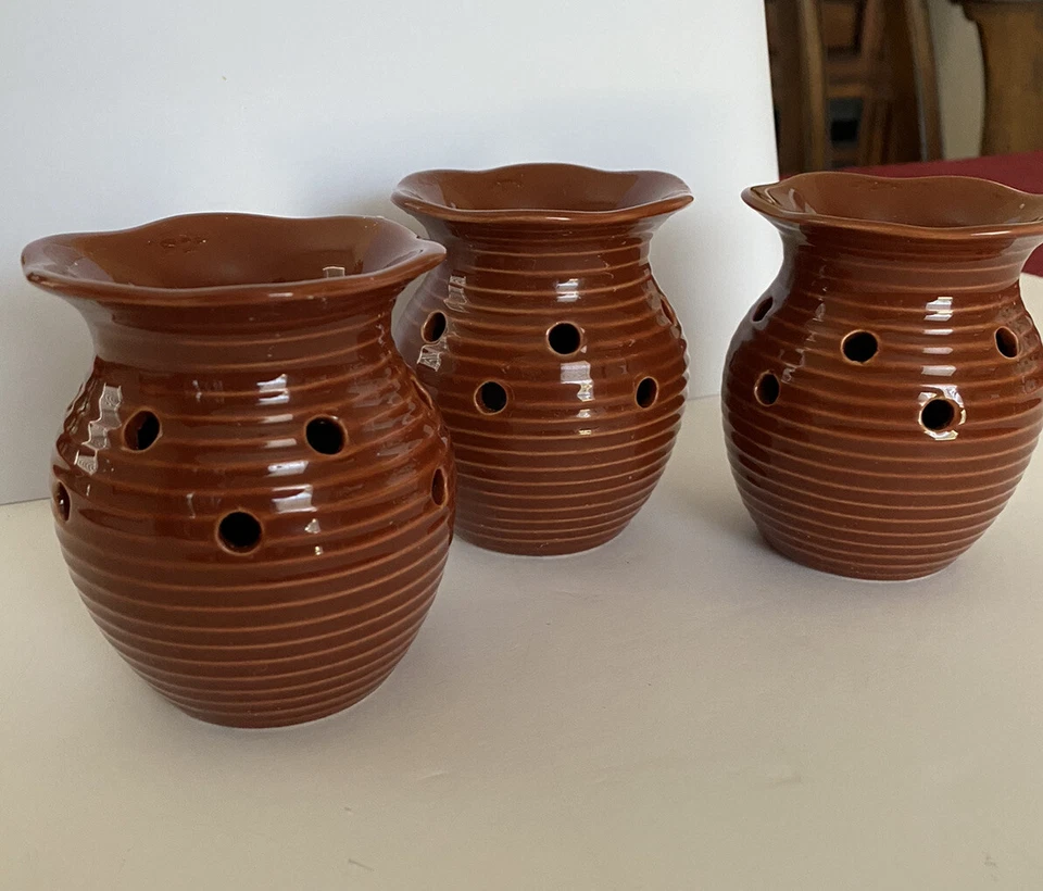 Scentsy Groovy Rust 3 “Replacements” Nightlight Wall Mini Wax Warmer Retired - Image 4 of 4