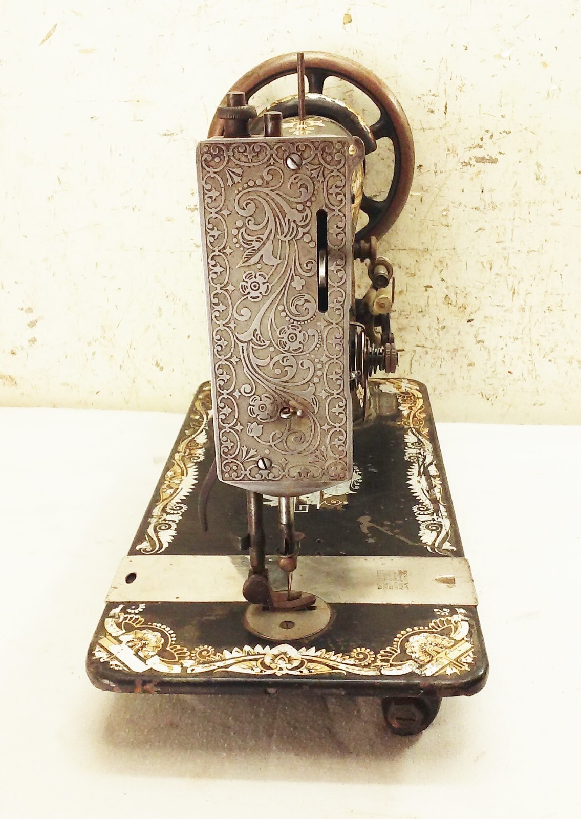 Vtg antique Singer 27 treadle sewing machine sphinx H159643 eBay