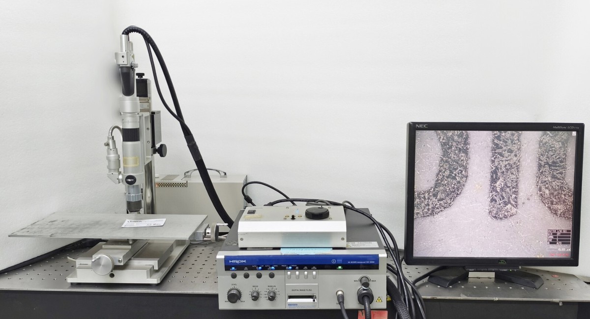 HIROX HI-SCOPE ADVANCED KH-3000 DIGITAL MICROSCOPE w MX-10C LENS