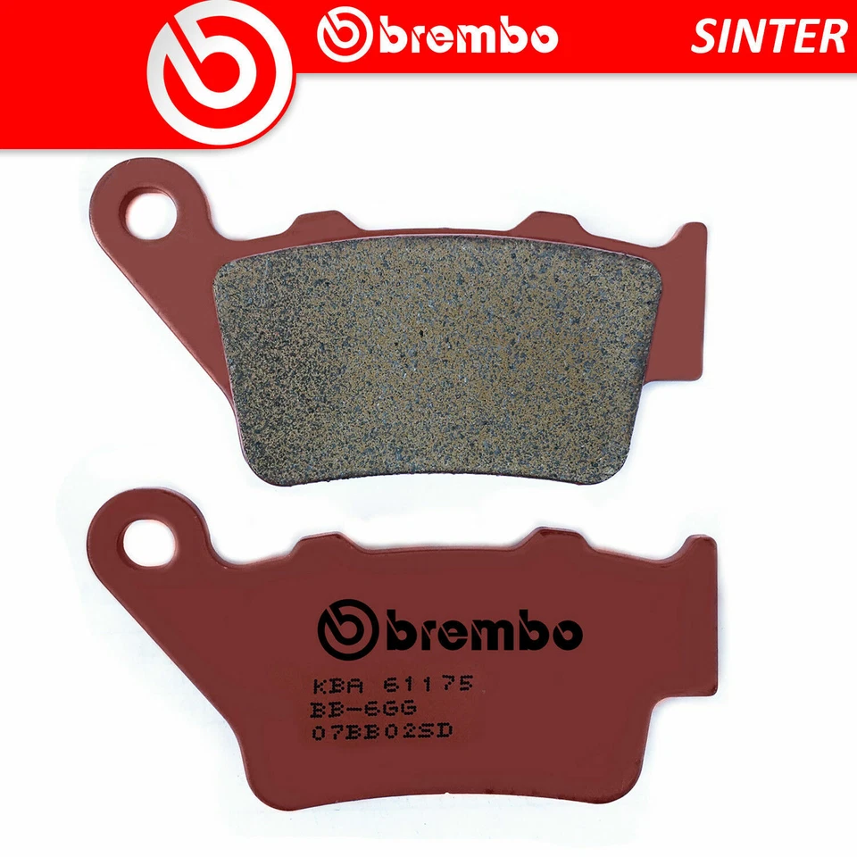 Plaquettes De Frein BREMBO Sinter Arrière HUSQVARNA SM 125 S 125 2002 > 2011 - Photo 1/4