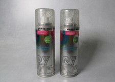 NEW Unique Multi-Color Hair Glitter, Spray On...Shampoo Out   Two 4.5 oz Cans