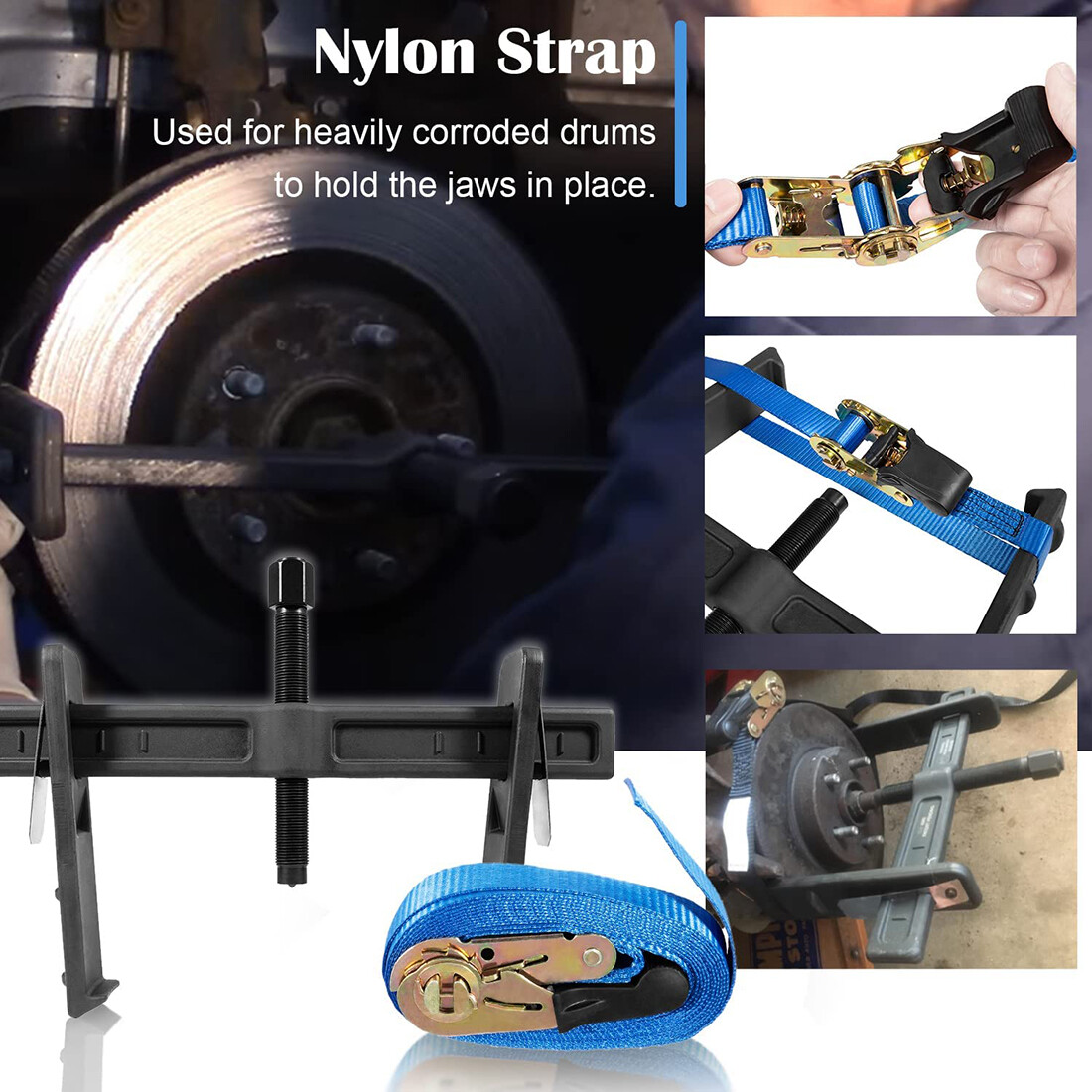 6980 Heavy Duty Brake Drum and Rotor Puller For Drive Wheel Gear