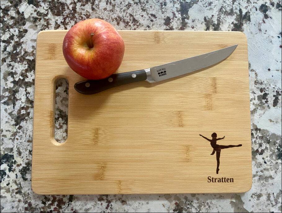 Dancer Cutting Board |Ballerina Charcuterie Board | Custom Serving Tray |