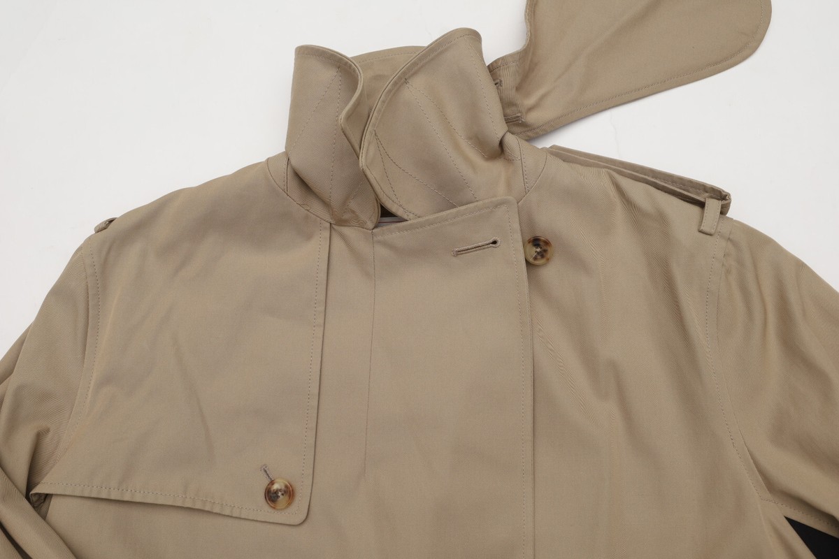 Alexander McQueen Women's Hybrid Graffiti Belted Trench Coat Alexander McQueen Women's Hybrid Graffiti Belted Trench Coat