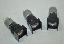 EAO Illuminated Push Button Switch/Actuator Lot of 3 Model# 51-451.036