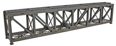 Walthers Trainline 109' Single-Track Pratt Deck Truss Railroad Bridge - Kit T...