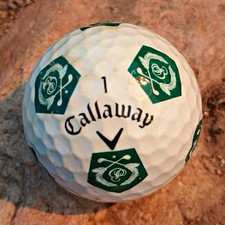 Callaway Truvis Tour Preferred Golf Ball White/Green w/ Green Rose Logo RARE