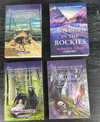 Love Inspired Suspense Lot of 4 Romance Paperbacks - Searching for Evidence