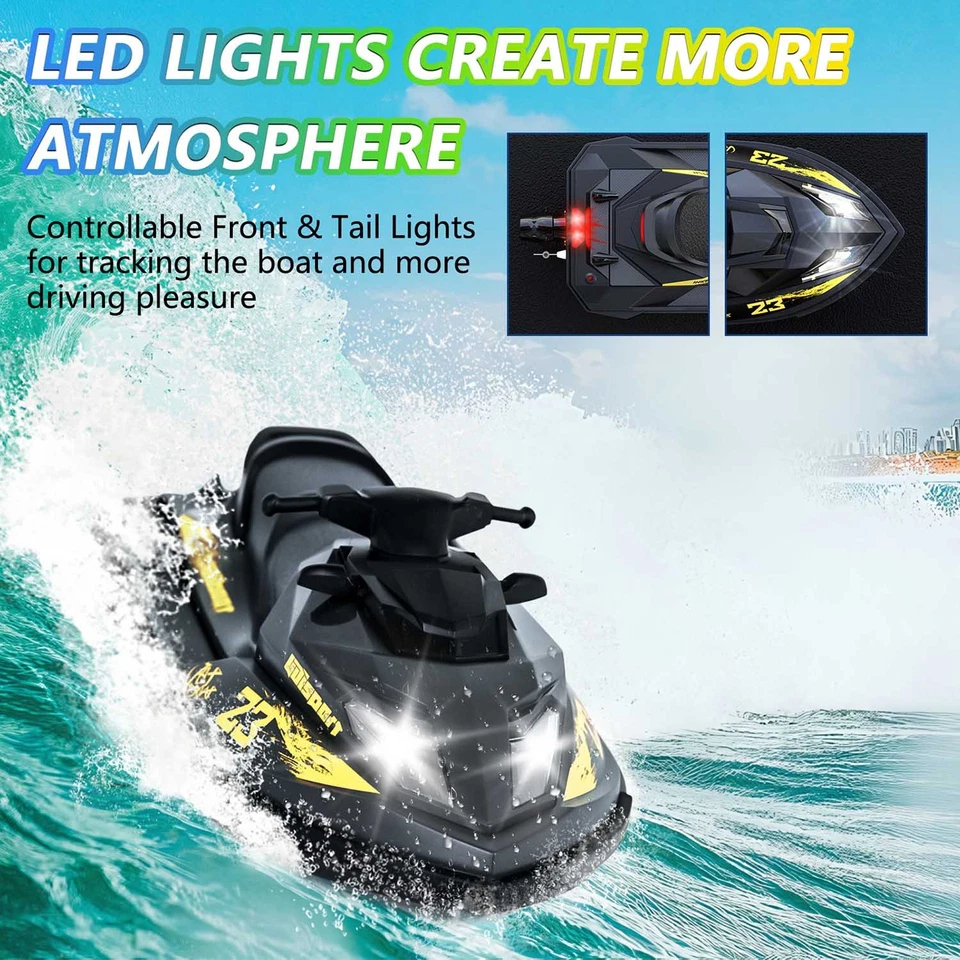 UDI RC 14" Inkfish V-Hull Electric RTR Brushless Jet Ski 2.4G Jet-Boat UDI-023 - Image 3 of 4