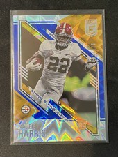 2021 Najee Harris Panini Donruss Elite Gold Status Explosion Variation #241/275