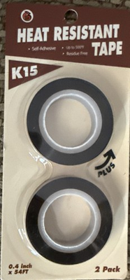 #ad #ad Heat Tape 2 Rolls 0.4”x54’ Each High Temperature Resistant To 500 Degrees 2 Pack $4.00