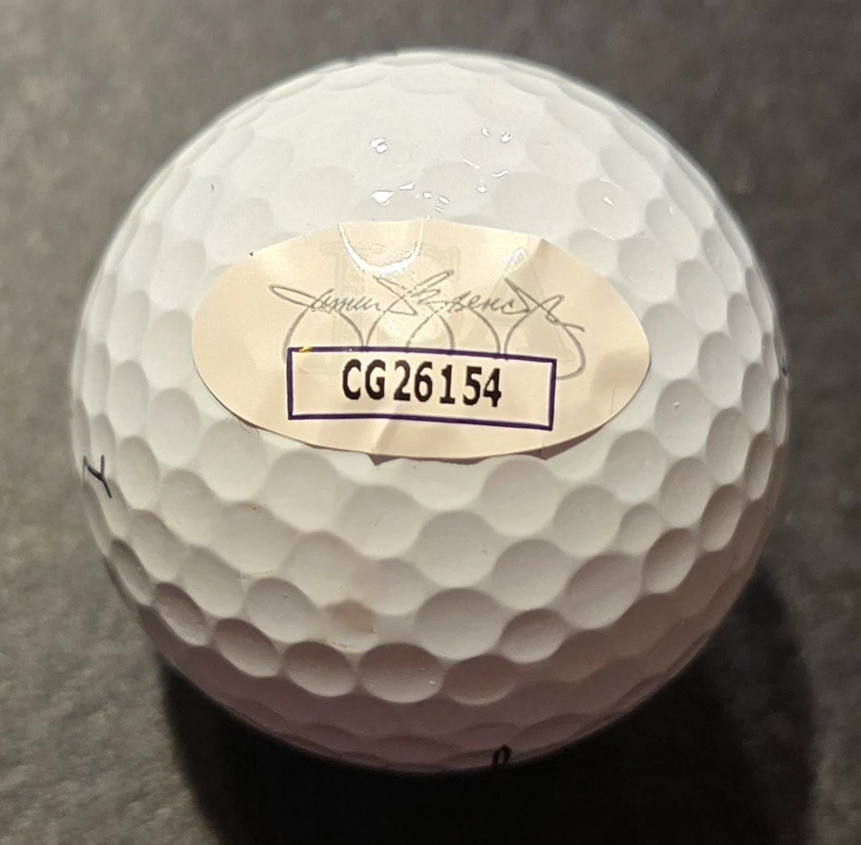 Pelota de golf Titleist Pro V1 autografiada firmada por John Daly PGA 2X GANADOR PRINCIPAL CERTIFICADO DE AUTENTICIDAD JSA Foto 3 de 4