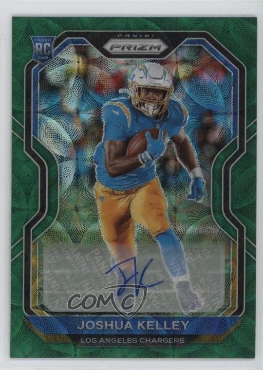 2020 Panini Prizm Green Scope 22/75 Joshua Kelley #326 Rookie Auto RC 1g1q