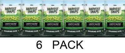 Calbee Harvest Snaps Baked Veggie Snacks Lightly Salted 20 oz Bag - 6 PACK