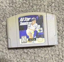 All Star Tennis '99 Nintendo 64 N64 Game Cartridge, Ubi Soft, E, NTSC-U/C