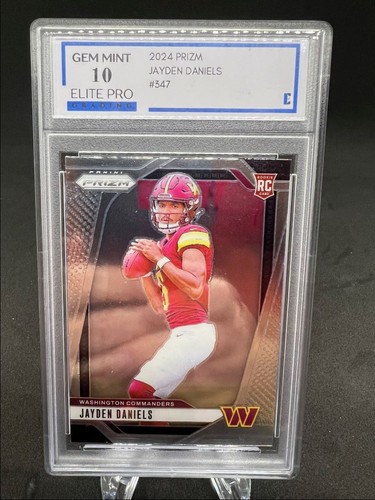 2024 Donruss Jayden Daniels PSA 10 GEM MINT 💎 OPTIC HOLO PREVIEW ROOKIE