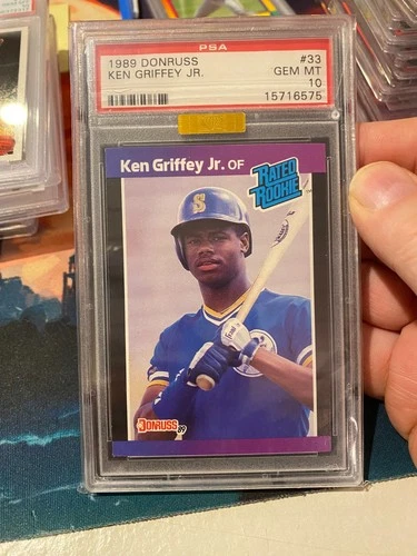 1989 Donruss Ken Griffey Jr PSA 10 Gold Diamond MBA!!!