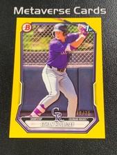 2026 Bowman Prospects 1st Ethan Holliday Yellow Foil 48/75