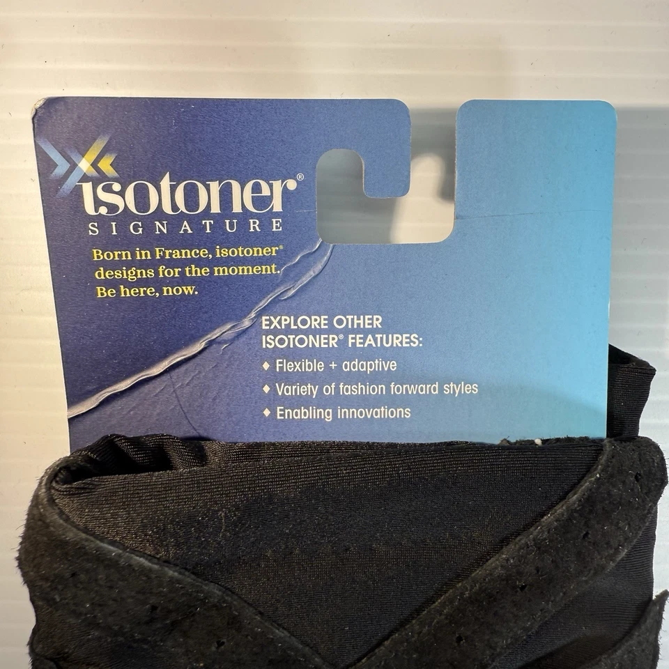 Guantes Isotoner Signature de cuero de gamuza elástica para hombre negros - talla XL NUEVOS CON ETIQUETAS Foto 3 de 4