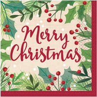 Set 16 Servietten Weihnachten Serviette Merry Christmas Weihnachtsdeko Tischdeko