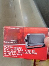 Whistler Wes-350 External Cb Radio Scanner Speaker W Mounting Bracket