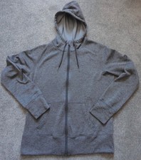 Nike Therma-Fit Grey Hoodie Hooded Zip-Up Sweat Jacket Women's Size Medium
