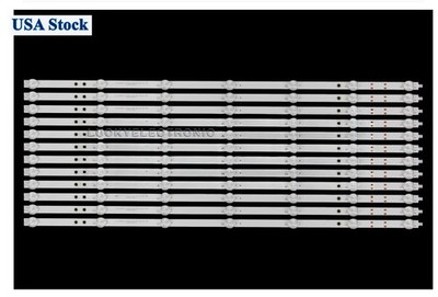 LED Backlight Strips (12) For Roku LED65D07-ZC42AG-03D 30365007046 65R4A5R 