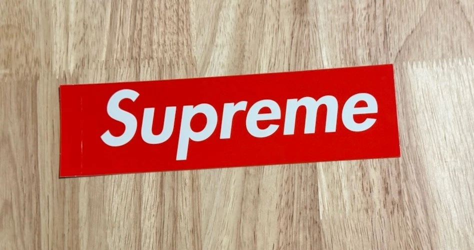 Supreme Box Logo Sticker for sale | eBay