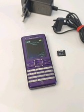 Mobile Phone Vintage GSM Cellphone Backup Sony Ericsson K770i Cyber-shot Purple