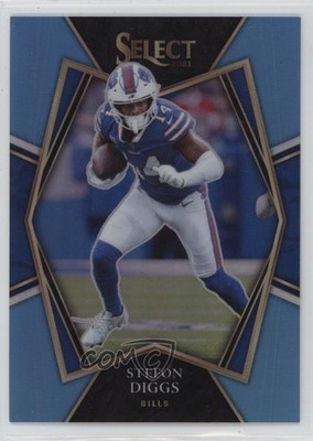 2021 Panini Select Premier Level Light Blue Prizm 25/99 Stefon Diggs #106 2u3
