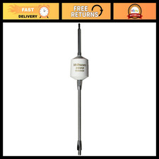 Mobile CB Trucker Antenna 49-Inch Steel Whip 10-Inch Shaft 3500 Watts AM/FM Read